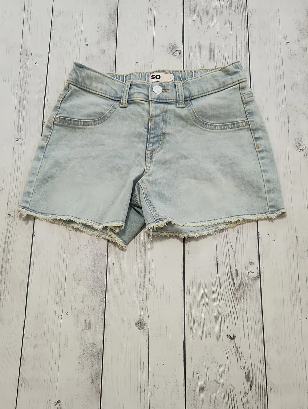 SO size 10 Light Wash Jean Shorts